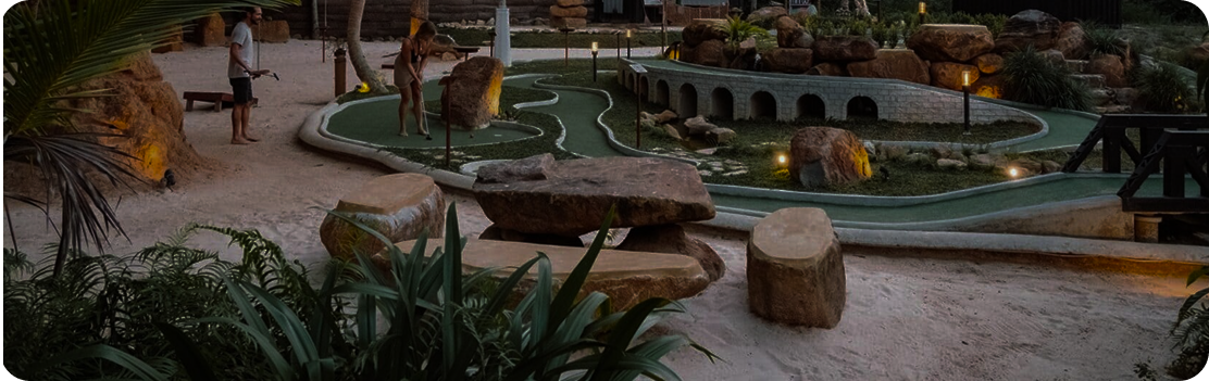 Mini Golfing at Swing Ceylon